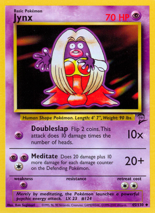 Jynx (45/130) [Base Set 2] | Game Haven TX