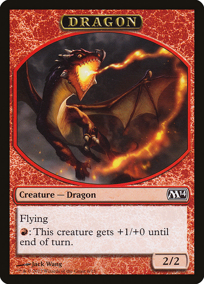 Dragon [Magic 2014 Tokens] | Game Haven TX