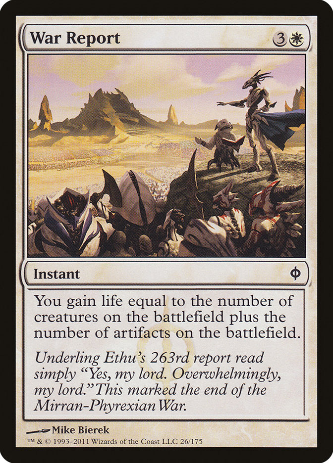 War Report [New Phyrexia] | Game Haven TX