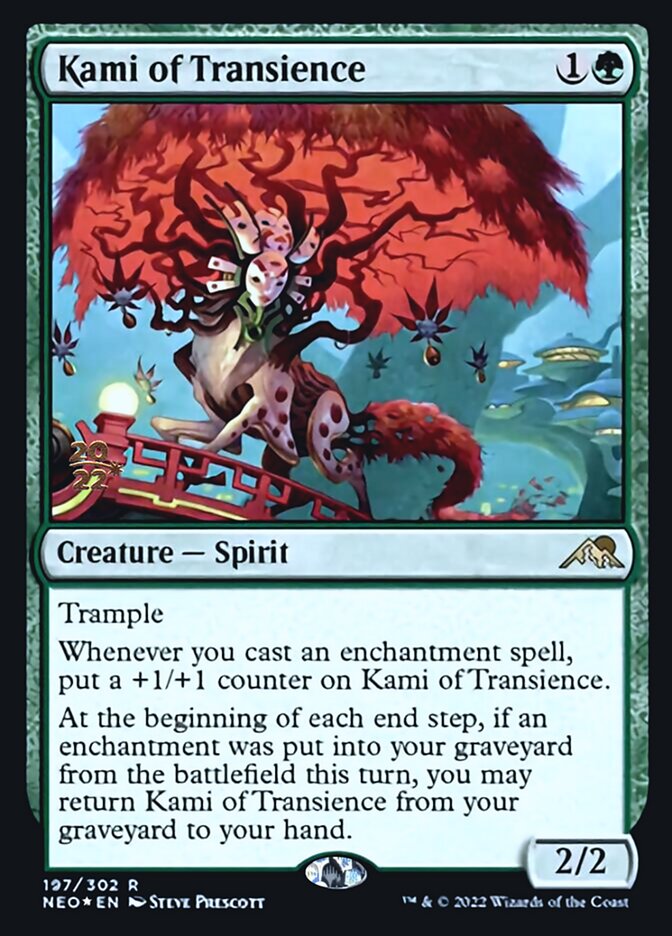 Kami of Transience [Kamigawa: Neon Dynasty Prerelease Promos] | Game Haven TX