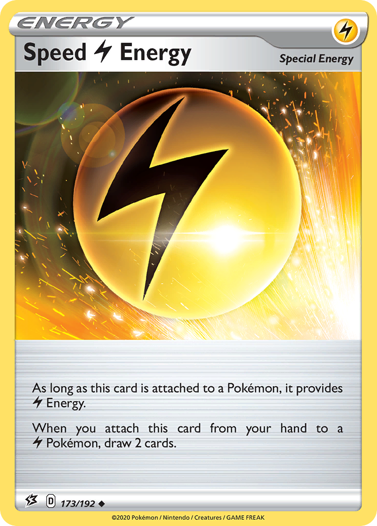 Speed Lightning Energy (173/192) [Sword & Shield: Rebel Clash] | Game Haven TX