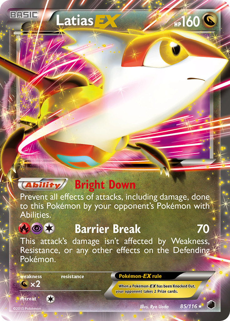 Latias EX (85/116) [Black & White: Plasma Freeze] | Game Haven TX