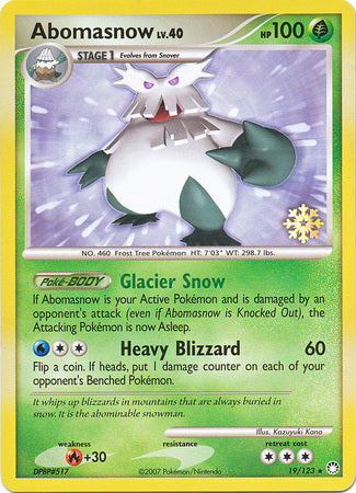 Abomasnow (19/123) [Countdown Calendar Promos] | Game Haven TX