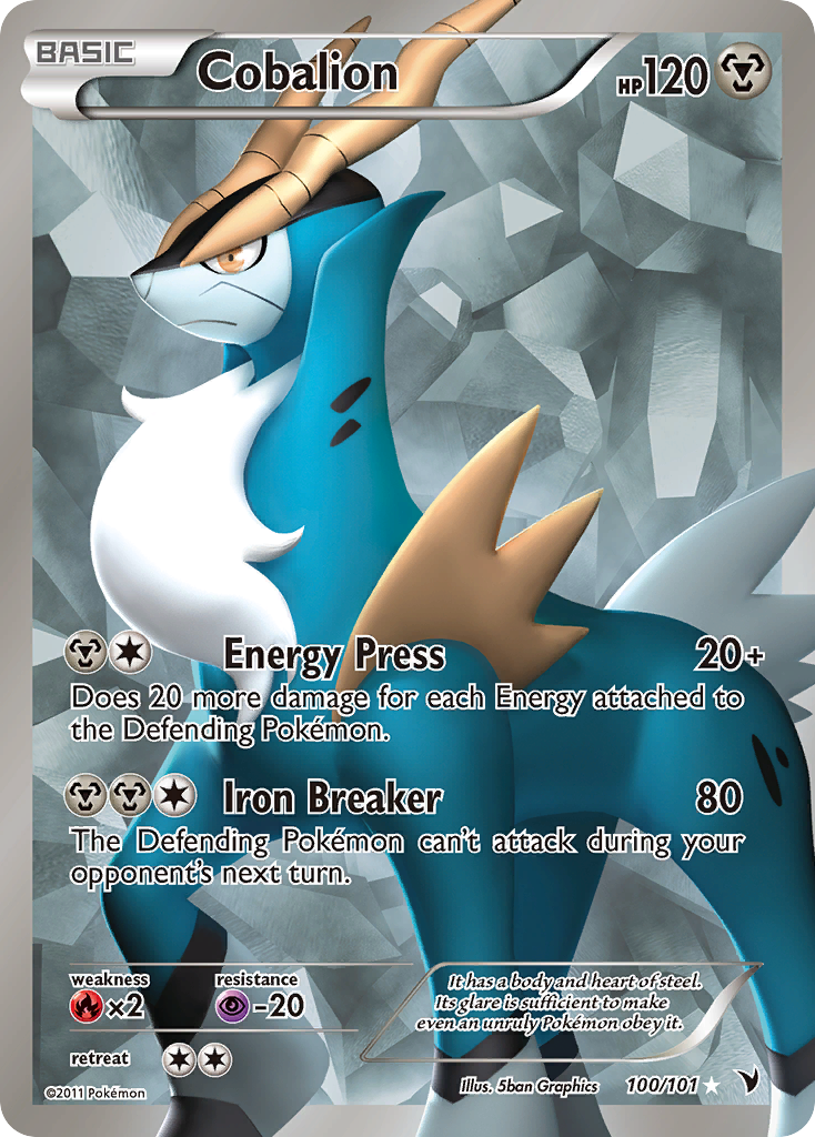 Cobalion (100/101) [Black & White: Noble Victories] | Game Haven TX