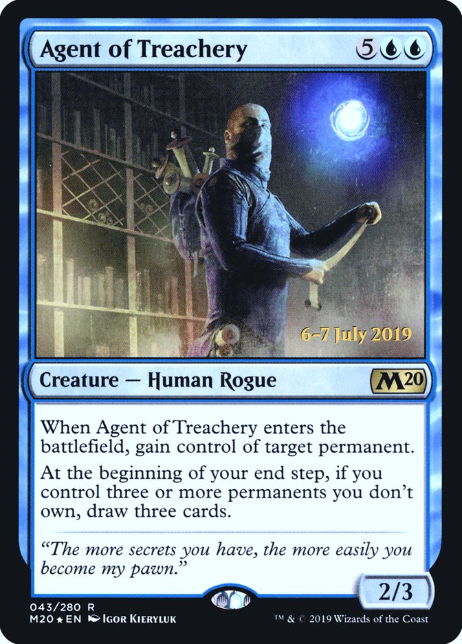 Agent of Treachery [Core Set 2020 Promos] | Game Haven TX