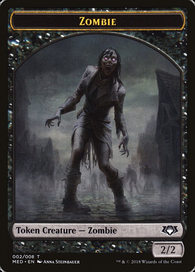 Zombie Token [Mythic Edition Tokens] | Game Haven TX