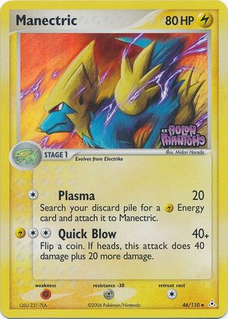 Manectric (46/110) (Stamped) [EX: Holon Phantoms] | Game Haven TX