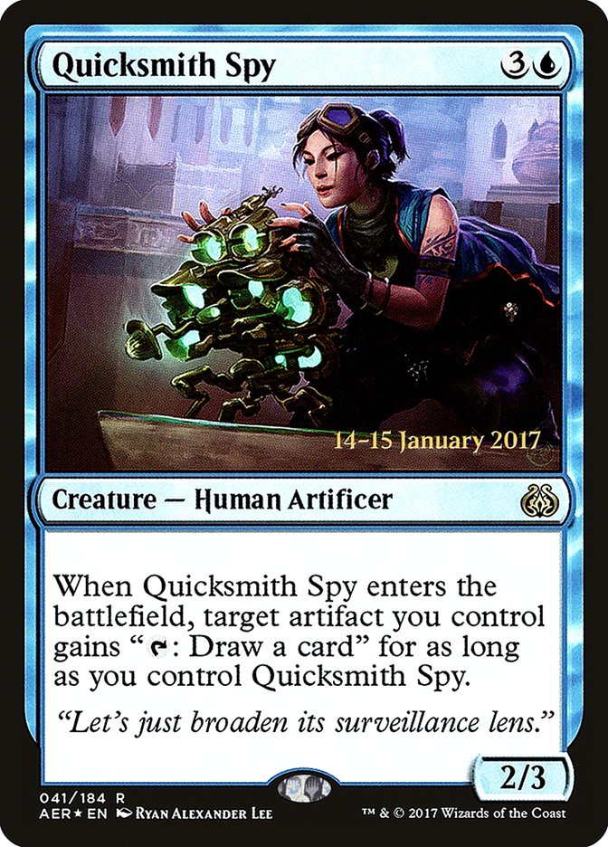 Quicksmith Spy [Aether Revolt Promos] | Game Haven TX