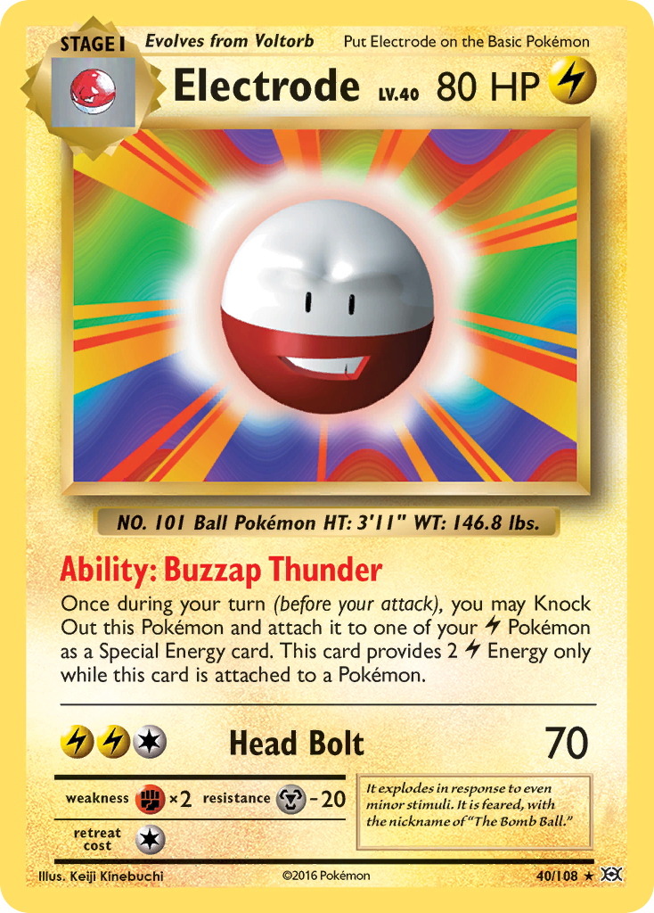 Electrode (40/108) [XY: Evolutions] | Game Haven TX