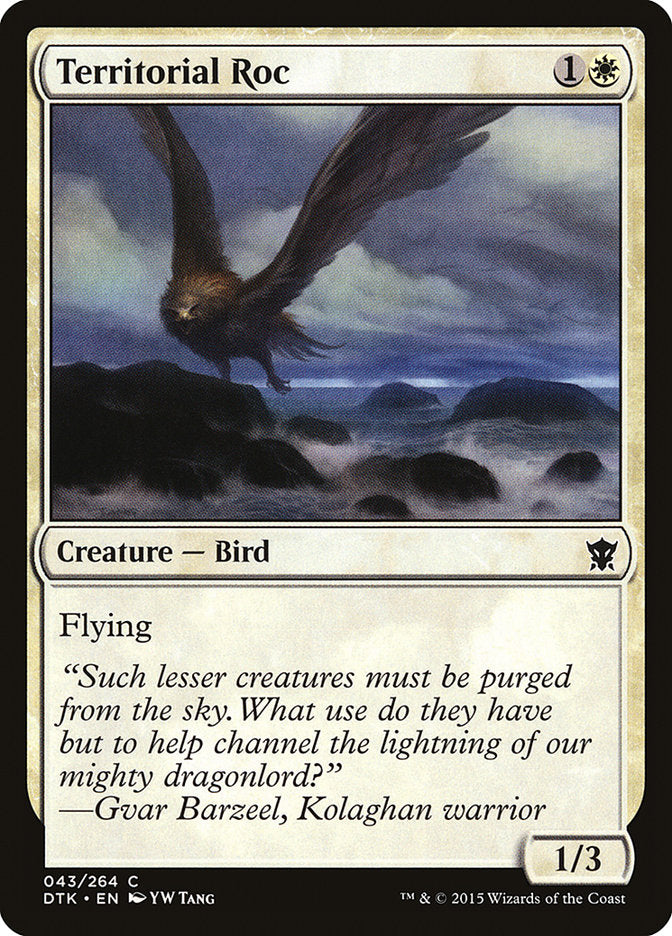 Territorial Roc [Dragons of Tarkir] | Game Haven TX