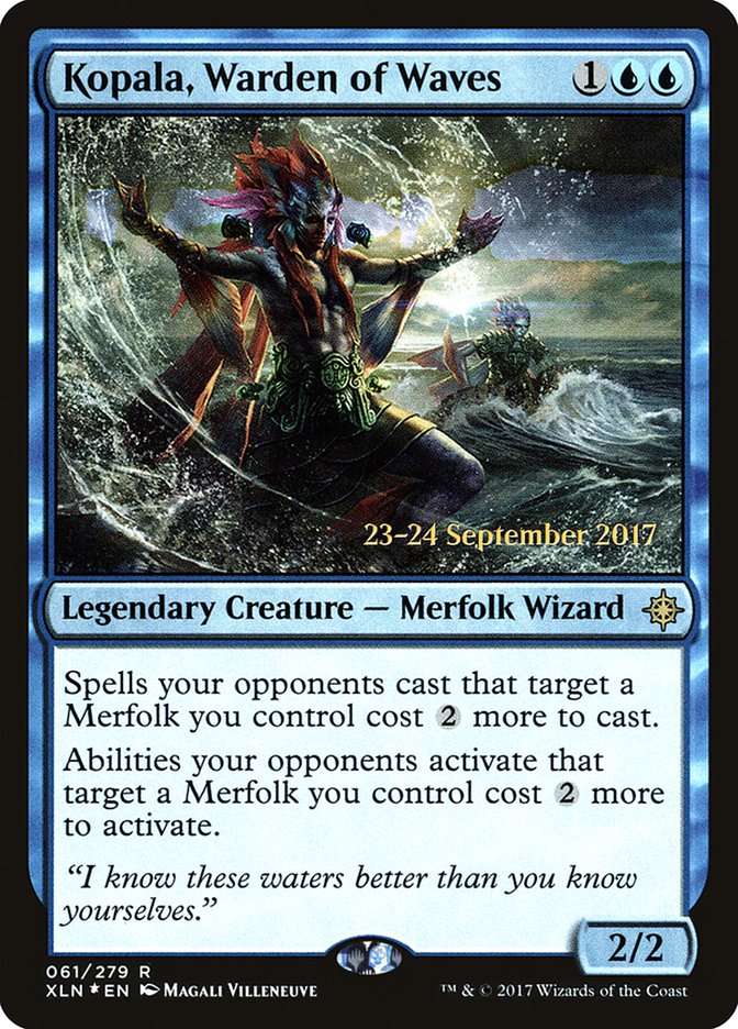 Kopala, Warden of Waves [Ixalan Promos] | Game Haven TX