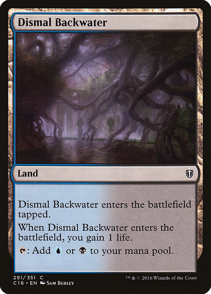 Dismal Backwater [Commander 2016] | Game Haven TX
