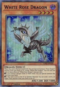 White Rose Dragon (Blue) [LDS2-EN109] Ultra Rare | Game Haven TX