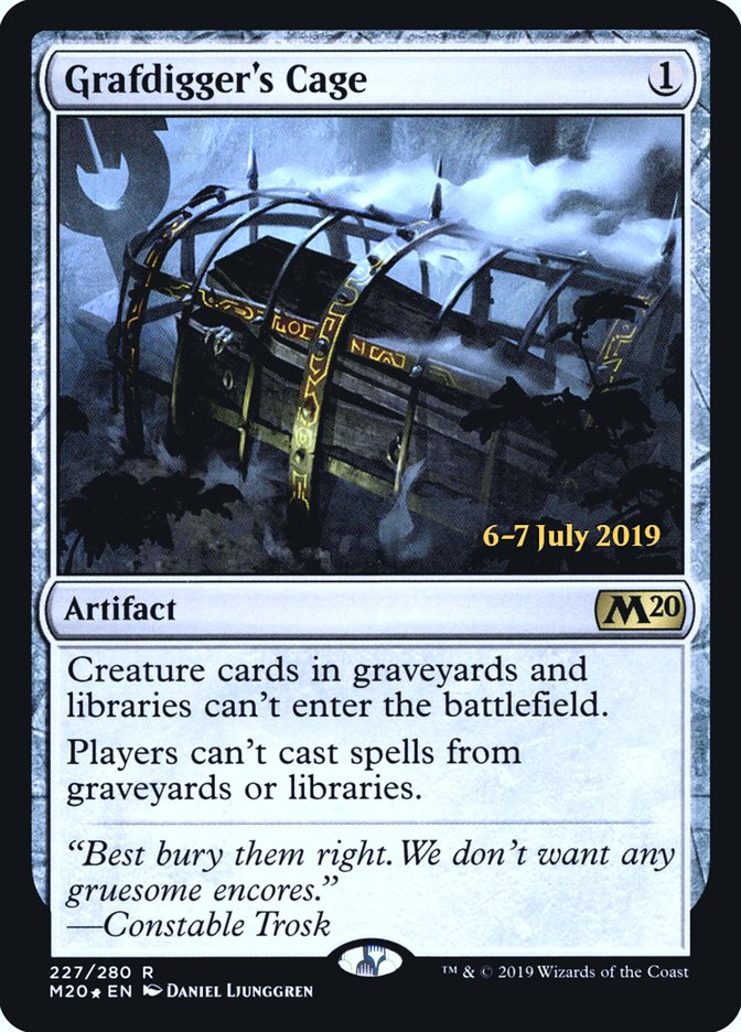 Grafdigger's Cage [Core Set 2020 Promos] | Game Haven TX
