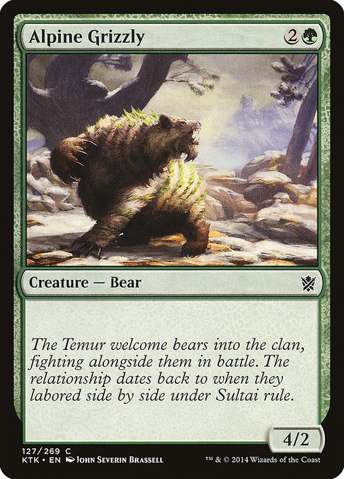 Alpine Grizzly [Khans of Tarkir] | Game Haven TX
