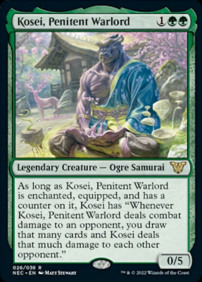 Kosei, Penitent Warlord [Kamigawa: Neon Dynasty Commander] | Game Haven TX