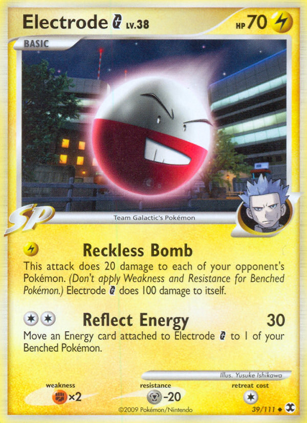 Electrode G (39/111) [Platinum: Rising Rivals] | Game Haven TX