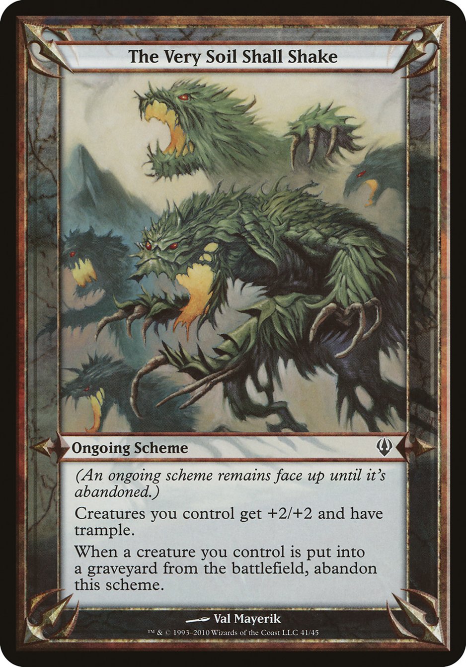 The Very Soil Shall Shake [Archenemy Schemes] | Game Haven TX