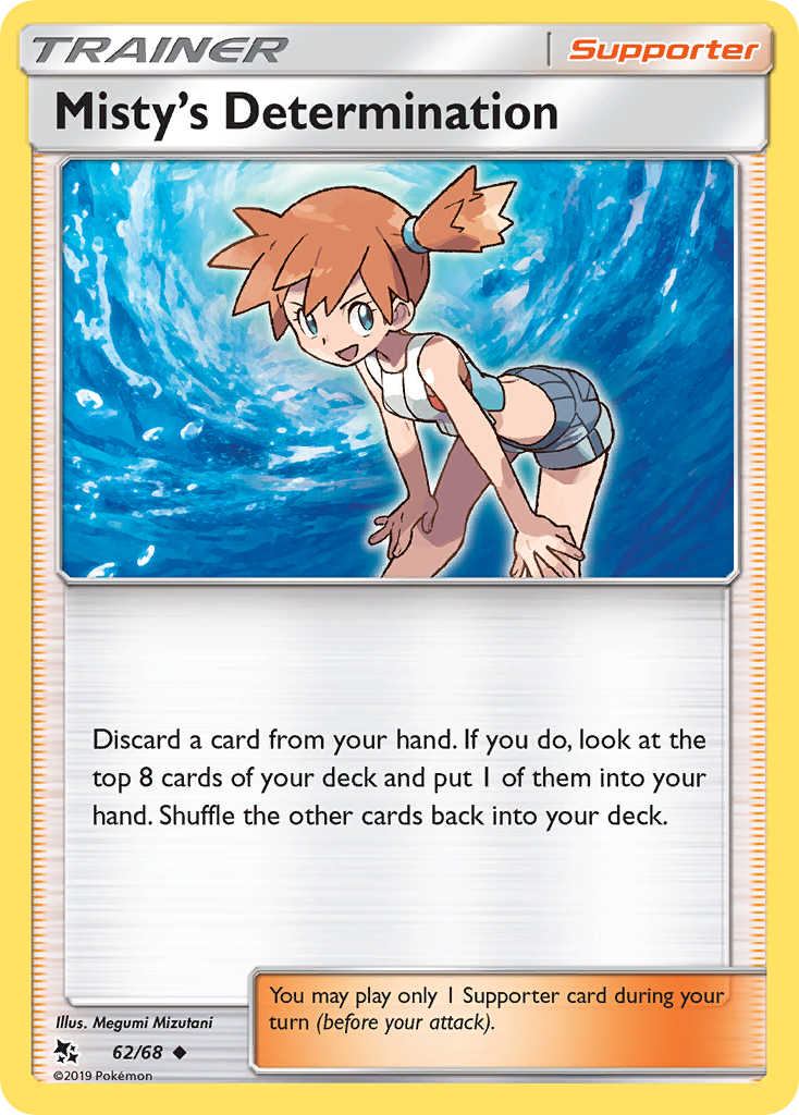 Misty's Determination (62/68) [Sun & Moon: Hidden Fates] | Game Haven TX
