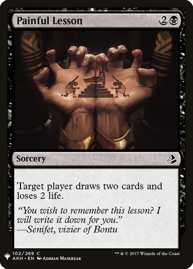 Painful Lesson [Mystery Booster] | Game Haven TX