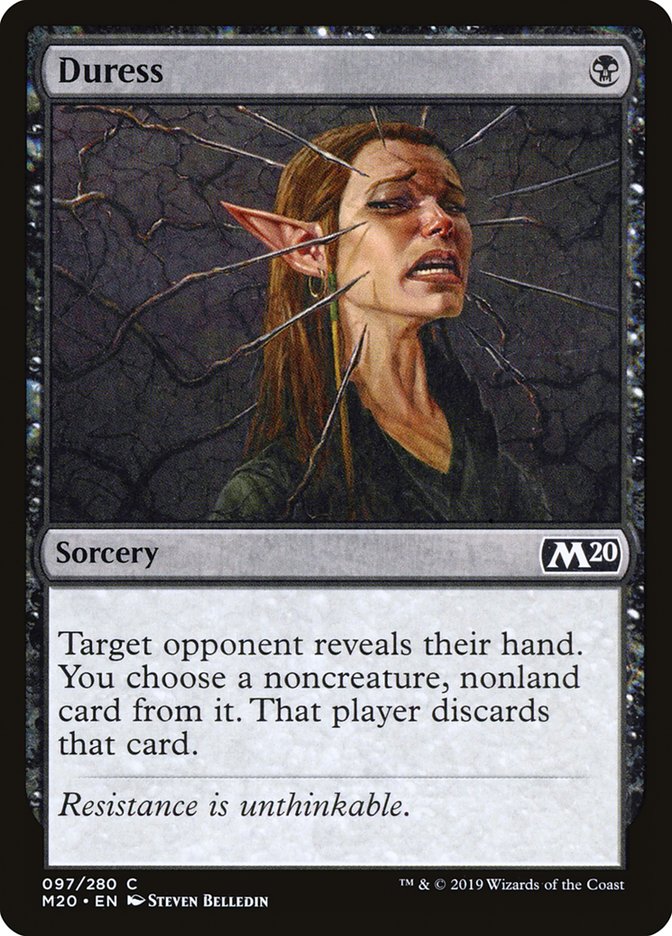 Duress [Core Set 2020] | Game Haven TX