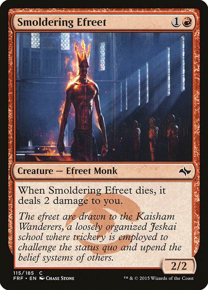 Smoldering Efreet [Fate Reforged] | Game Haven TX