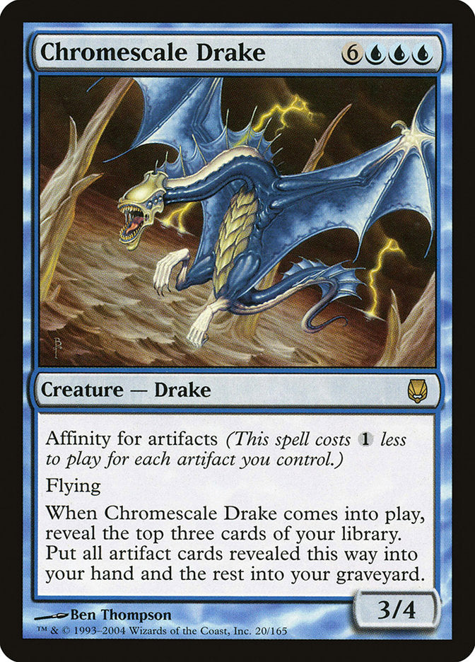 Chromescale Drake [Darksteel] | Game Haven TX