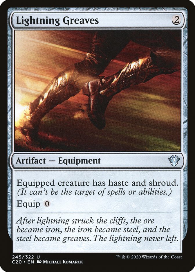 Lightning Greaves [Commander 2020] | Game Haven TX