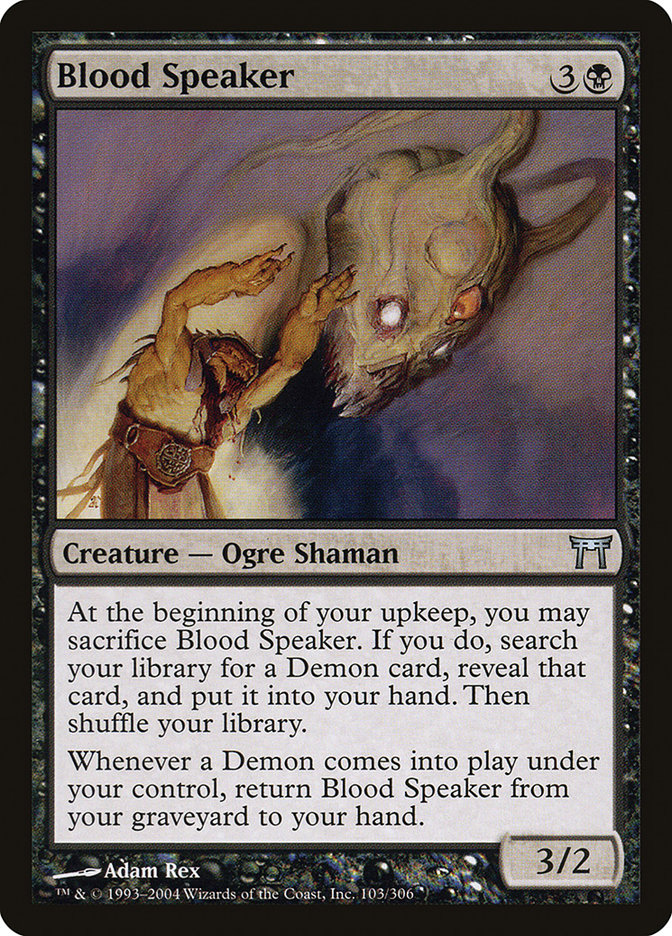 Blood Speaker [Champions of Kamigawa] | Game Haven TX
