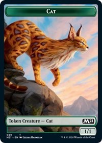 Cat (020) // Dog Double-sided Token [Core Set 2021 Tokens] | Game Haven TX