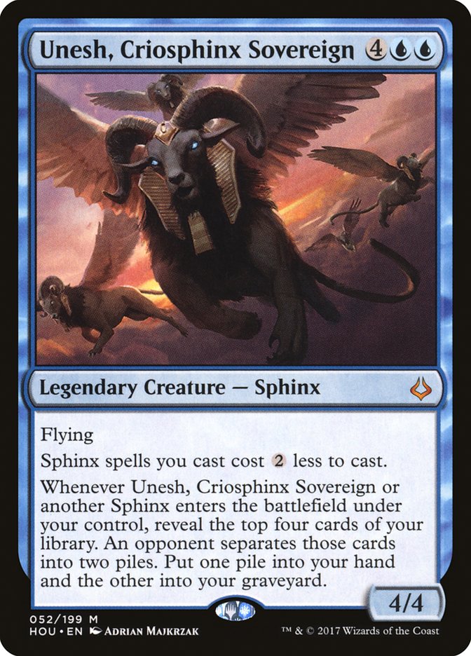 Unesh, Criosphinx Sovereign [Hour of Devastation] | Game Haven TX