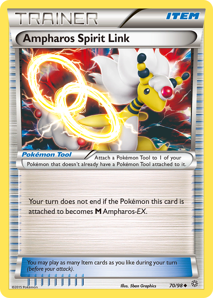 Ampharos Spirit Link (70/98) [XY: Ancient Origins] | Game Haven TX