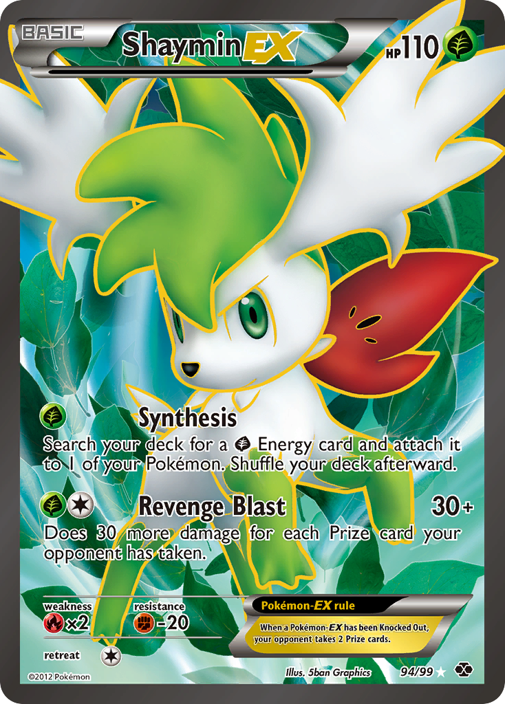 Shaymin EX (94/99) [Black & White: Next Destinies] | Game Haven TX