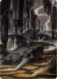 Grimclimb Pathway Art Card [Zendikar Rising Art Series] | Game Haven TX