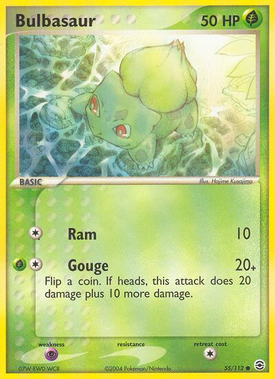 Bulbasaur (55/112) [EX: FireRed & LeafGreen] | Game Haven TX