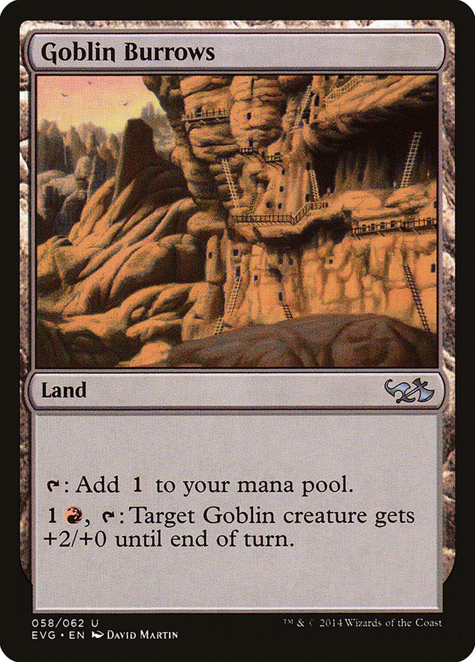 Goblin Burrows [Duel Decks Anthology: Elves vs. Goblins] | Game Haven TX
