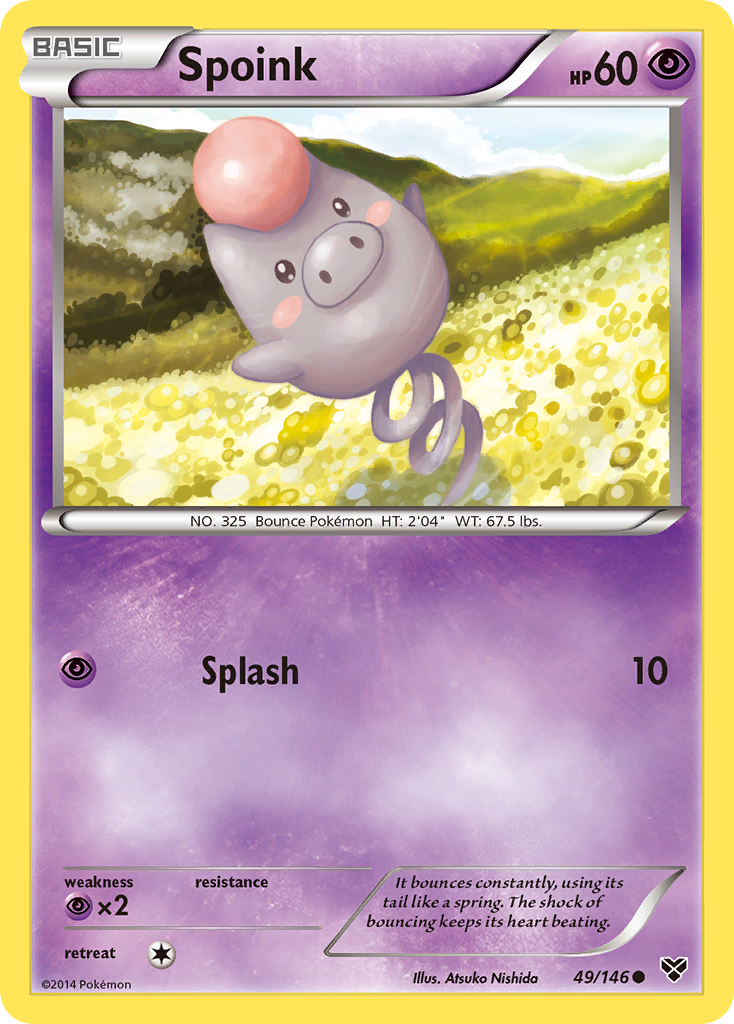 Spoink (49/146) [XY: Base Set] | Game Haven TX