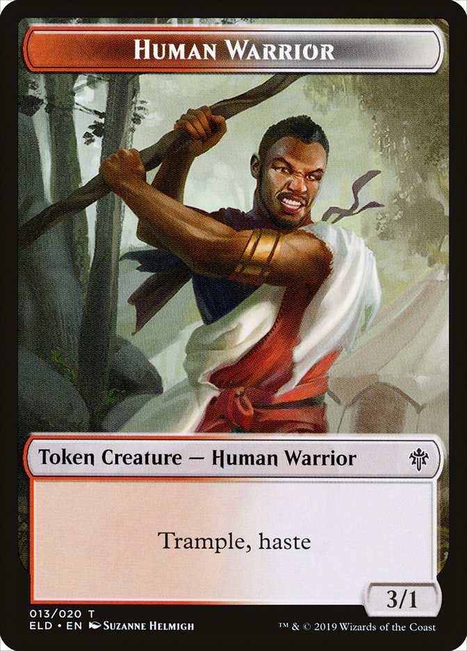 Human Warrior Token [Throne of Eldraine] | Game Haven TX