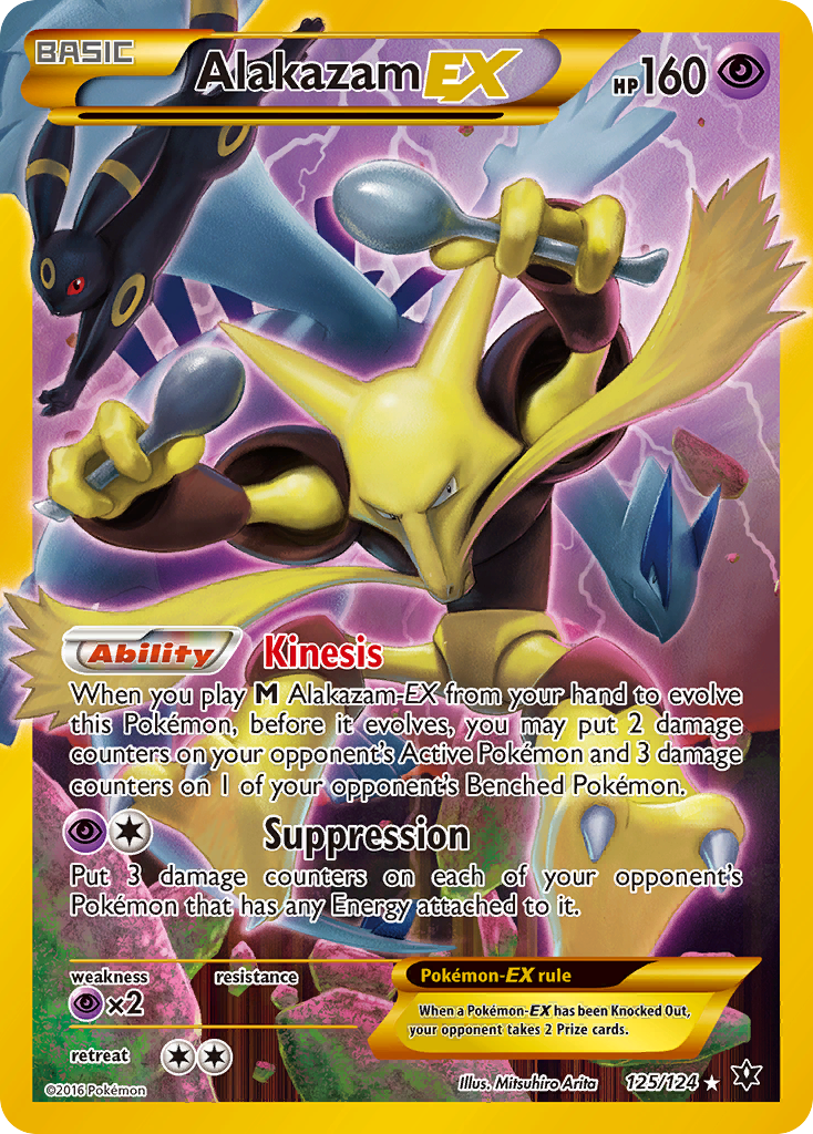 Alakazam EX (125/124) [XY: Fates Collide] | Game Haven TX