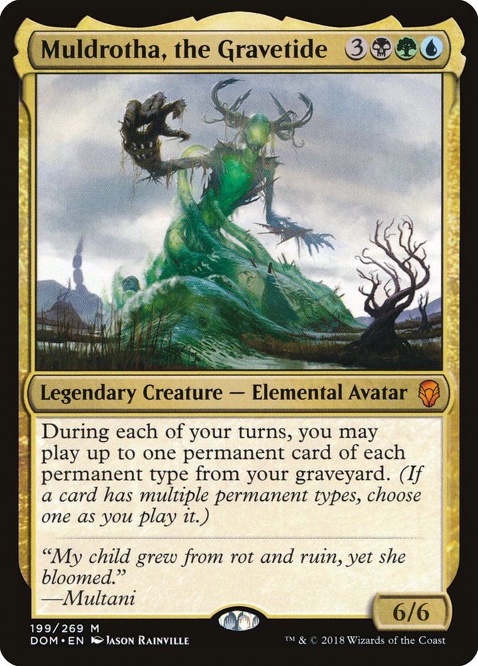 Muldrotha, the Gravetide [Dominaria] | Game Haven TX