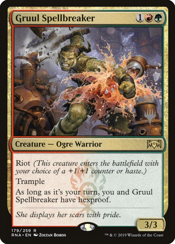 Gruul Spellbreaker [Ravnica Allegiance Promos] | Game Haven TX
