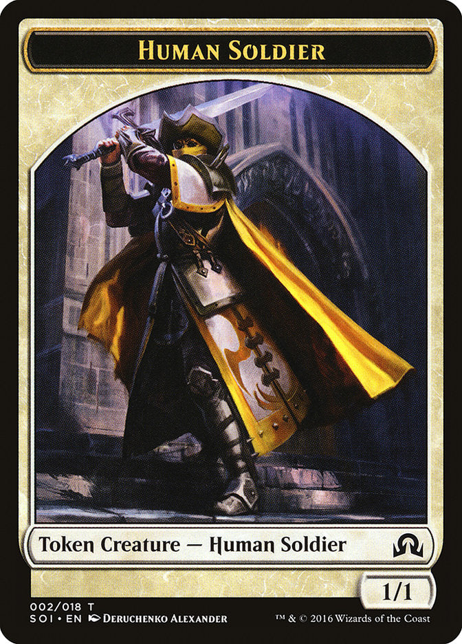 Human Soldier [Shadows over Innistrad Tokens] | Game Haven TX