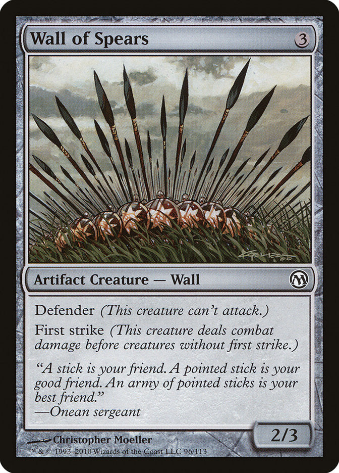 Wall of Spears [Duels of the Planeswalkers] | Game Haven TX