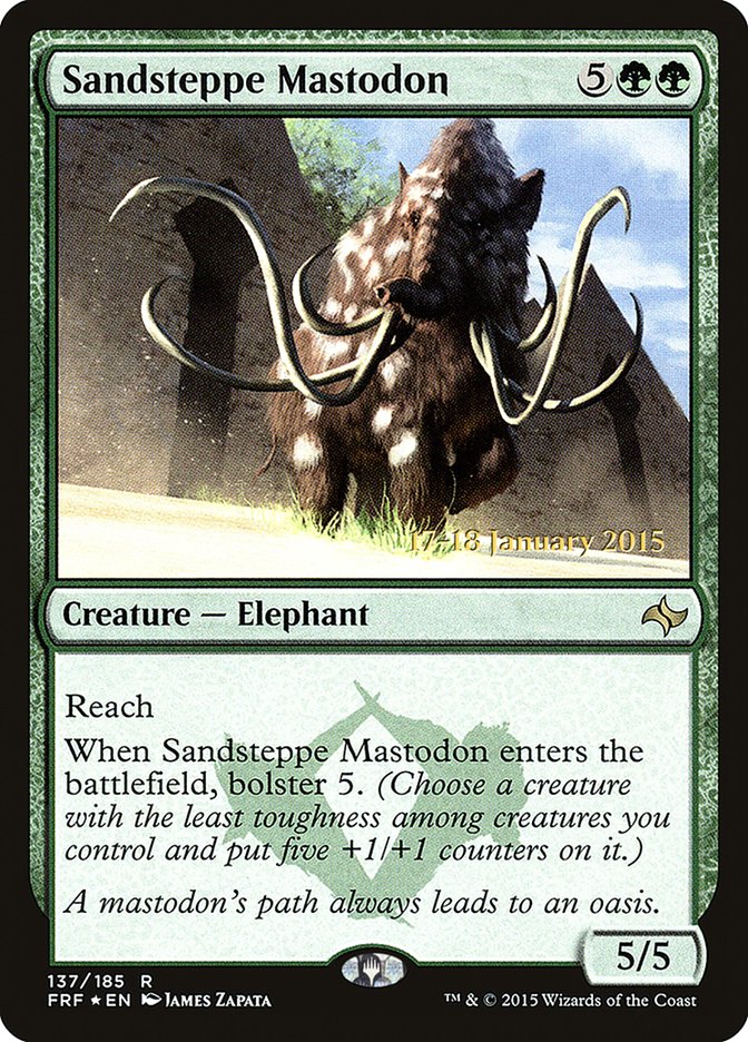 Sandsteppe Mastodon [Fate Reforged Promos] | Game Haven TX