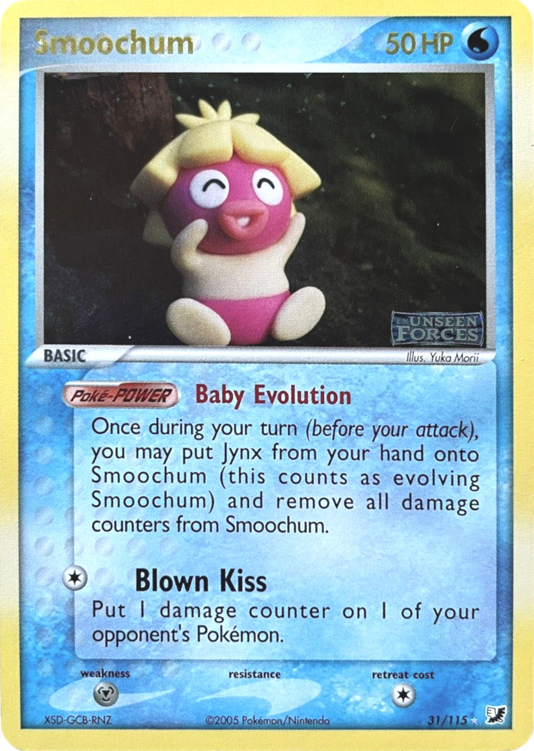 Smoochum (31/115) (Stamped) [EX: Unseen Forces] | Game Haven TX
