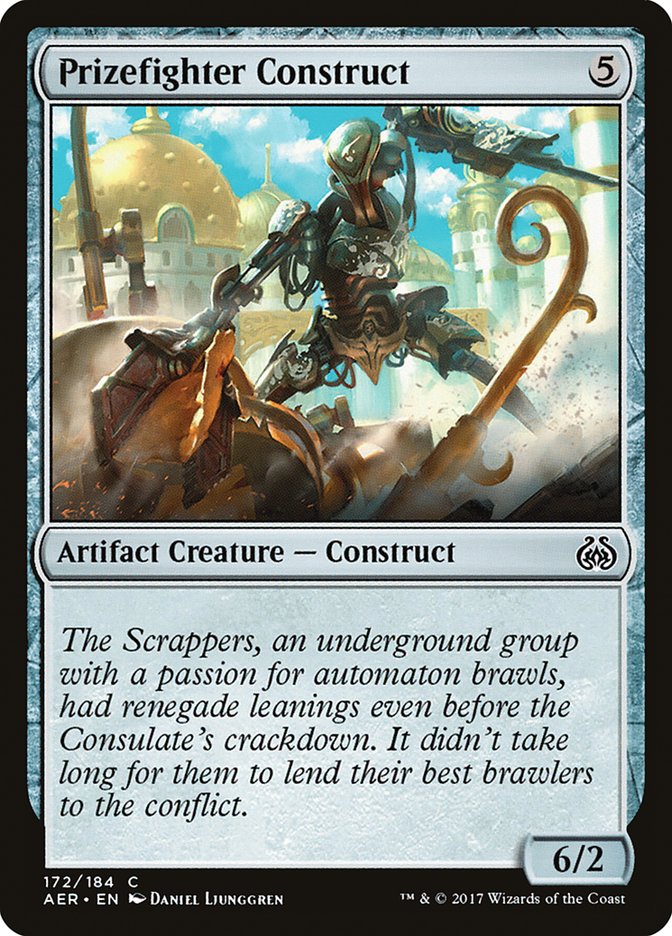 Prizefighter Construct [Aether Revolt] | Game Haven TX