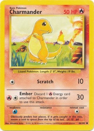 Charmander (46/102) [Base Set Unlimited] | Game Haven TX