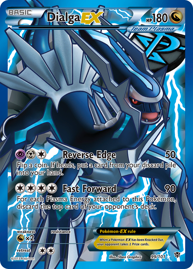 Dialga EX (99/101) [Black & White: Plasma Blast] | Game Haven TX