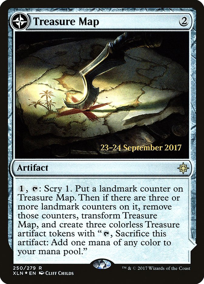 Treasure Map // Treasure Cove  [Ixalan Prerelease Promos] | Game Haven TX