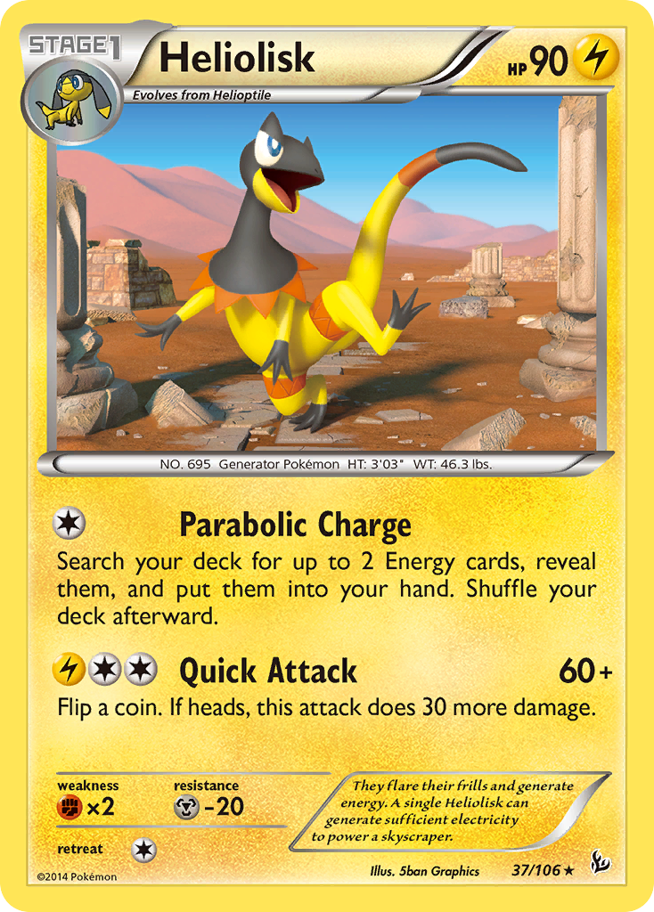 Heliolisk (37/106) [XY: Flashfire] | Game Haven TX